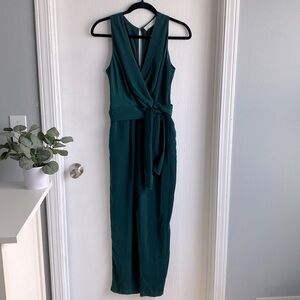 Astr Forest Green Jumpsuit
